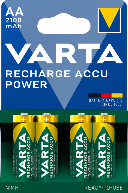 RECHARGE ACCU Power AA, 4er Blister Akku