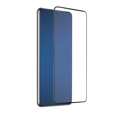Glas-Displayschutz Full Cover für Samsung Galaxy S22+, Schwarz