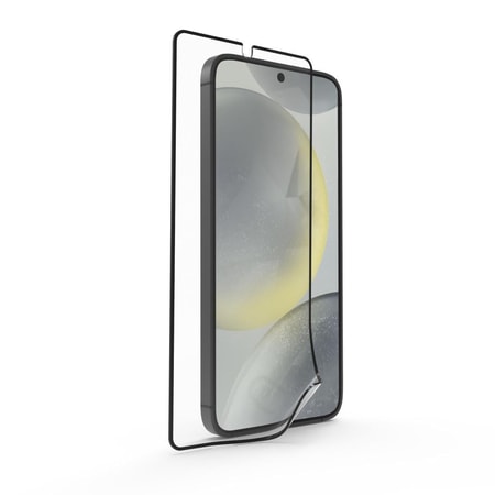 Handy-Schutzglas "Super Hybrid" für Samsung Galaxy S25, Montagehilfe (00228517)