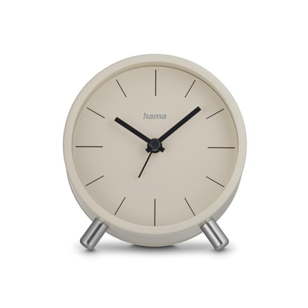 Wecker "Flores", geräuscharm, Grau/Beige (00222229) Wecker