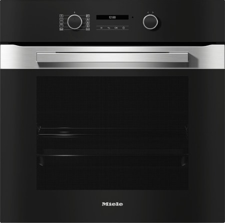 H 2861 B Edelstahl/CleanSteel Einbaubackofen