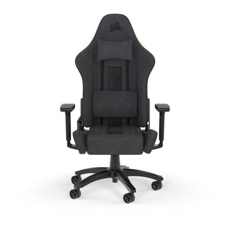 TC100 Relaxed Gaming-Stuhl, Stoff, Schwarz/Grau
