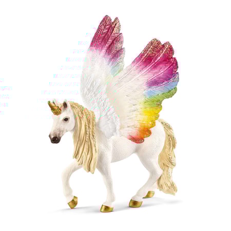 Geflügeltes Regenbogeneinhorn Spielfigur