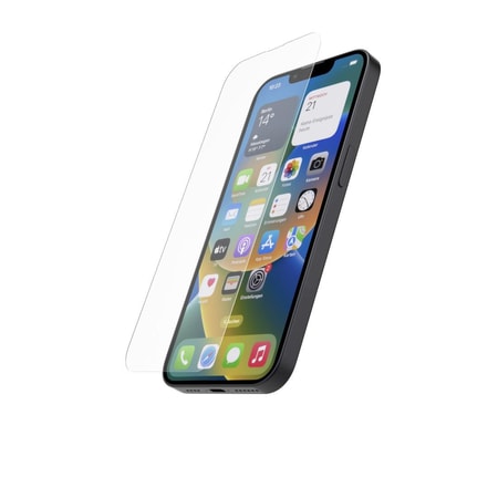 Echtglas-Displayschutz "Premium Crystal Glass" f. iPhone 15 Plus/15 Pro Max (00219929)