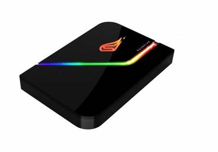 SureFire PyroDrive Gaming SSD with RGB USB 3.2, 2TB, black