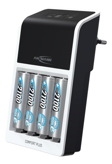 Akku-Ladegerät Comfort Plus + 4× AA 2100mAh