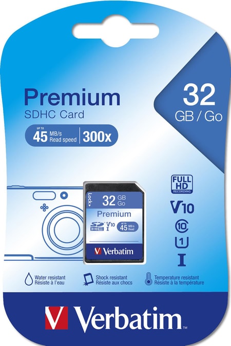 Premium SDHC 32 GB Speicherkarte
