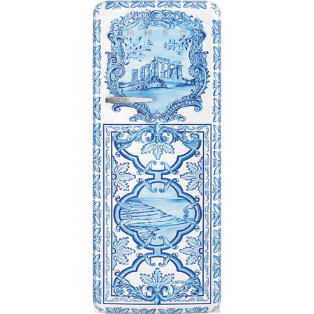 Serie Divina Cucina FAB28RDGM5 Maiolica Design Kühlschrank mit Gefrierfach