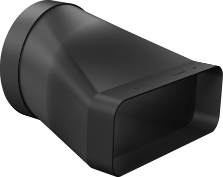 HZ9VDSI0 Adapterrohrstück, Ø 150 mm, rund-flach
