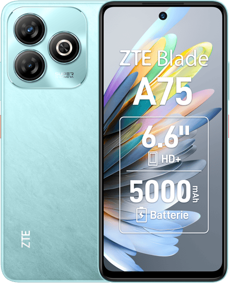 Blade A75 4GB + 128GB Green Smartphone