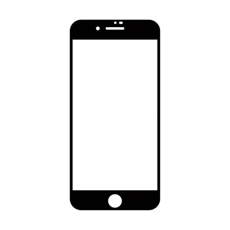 Fullscreen Displayschutzglas für Apple iPhone SE 2020, iPhone 8, iPhone 7, 2 Stück (62702)