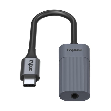 USB-C Adapter "UCA-1012" USB-C auf 3,5 mm Audio, grau (00226493)