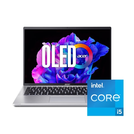 Notebook Swift Go (SFG14-71-51JU), Silber, 14 Zoll, 2.8K, Intel i5-1335U, 16 GB, 512 GB SSD, Iris Xe Grafik