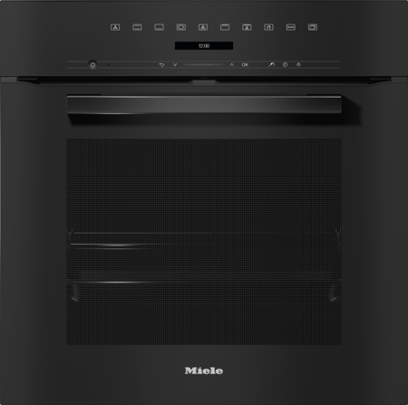 H 7262 BP Obsidianschwarz Einbaubackofen