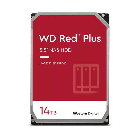 Red Plus, 14 TB, 3,5 Zoll, SATA III (WD140EFGX) Interne HDD-Festplatte