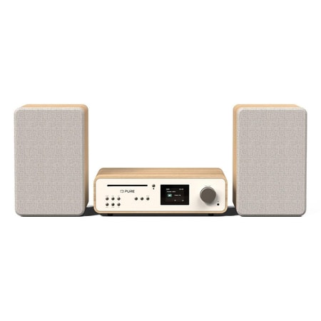Classic Stereo Cotton White/Oak Stereoanlage