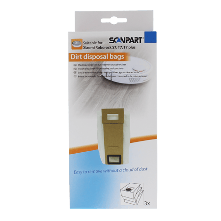 Staubbeutel kompatibel mit Roborock S7 3 Stk.