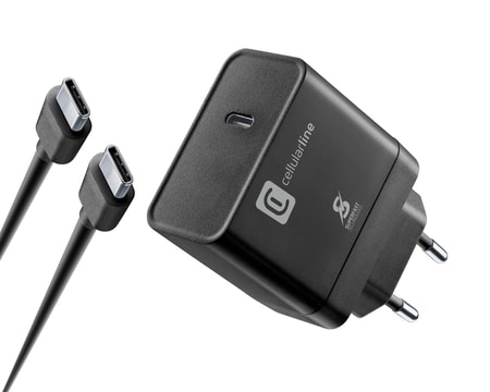 USB-C Super Fast Charger Kit für Samsung 45W, 1m, Black (60044) Ladegerät mit USB-C Kabel