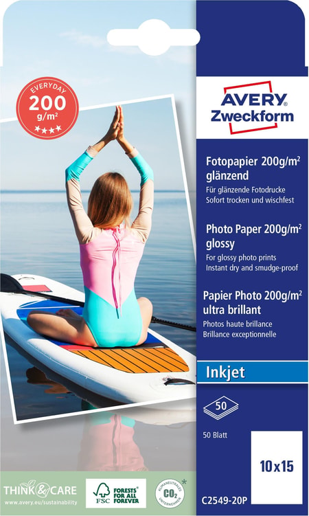 C2549-20P 50 Blatt Fotopapier