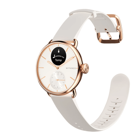 ScanWatch Light 37mm Rosegold weiß Smartwatch