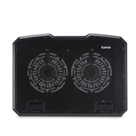 Laptop-Kühler "Black Metal", neigbar, leise, 2 Lüfter, 40 cm (15,6") (00126806) Laptop-Ständer