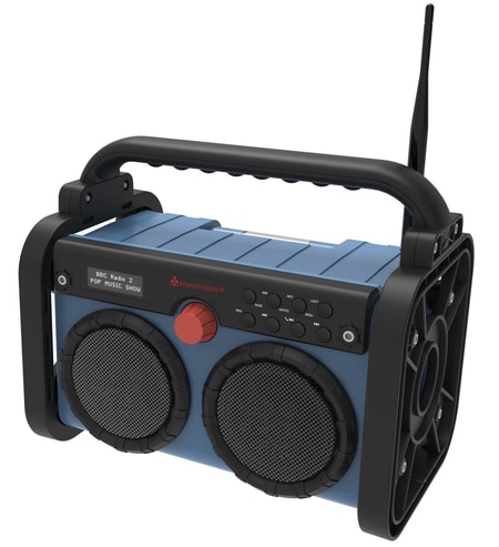 DAB+ Baustellenradio DAB85 Blau