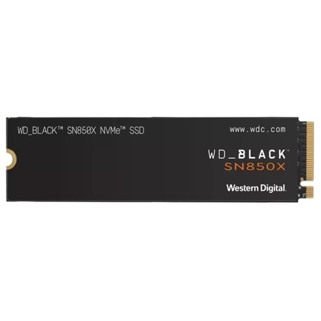 Black SN850X, 2 TB, NVME M.2 SSD, PCIe 4.0 x4 (WDS200T2X0E)