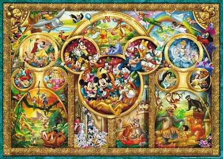 Puzzle Die schönsten Disney Themen -1000 Teile