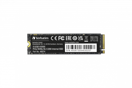 Vi3000 PCIe NVMe M.2 SSD 512GB, interne Festplatte (49374)