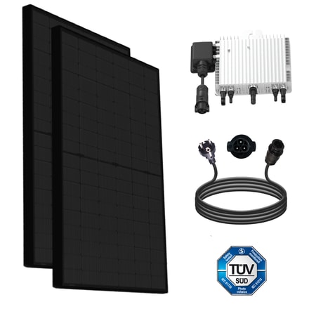 Balkonkraftwerk 880W Komplettset mit APE 800W Wechselrichter