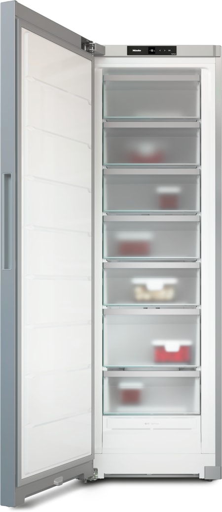 FNS 4382 D Edelstahllook Gefrierschrank
