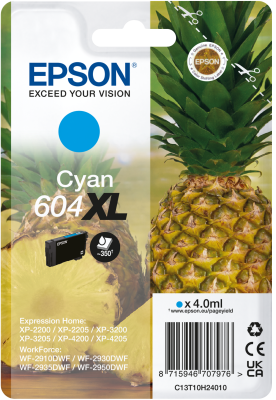 604XL Ananas cyan Druckerpatrone