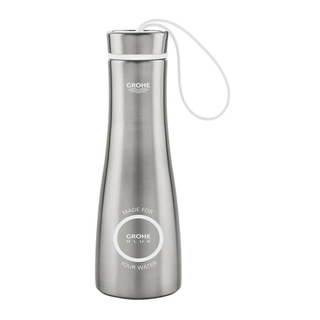 Blue Thermo Trinkflasche Edelstahl