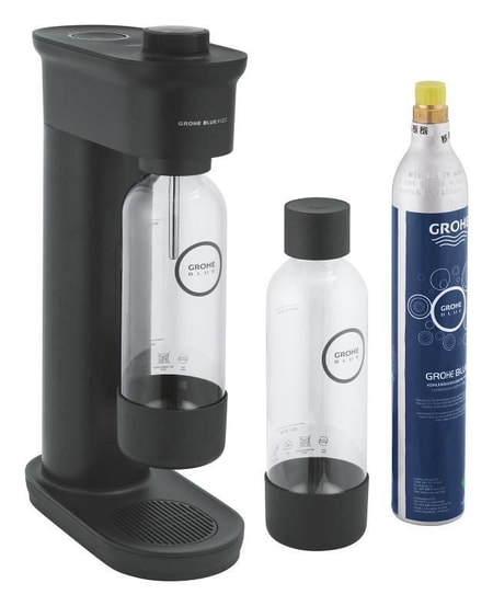 Blue Fizz Basic Couple Set schwarz Trinkwassersprudler