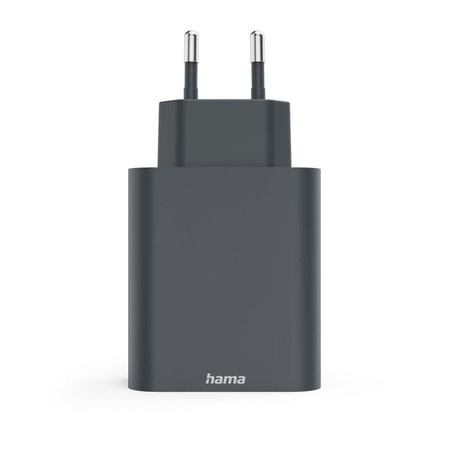 Schnellladegerät, 1x USB-C, 1x USB-A, PD, 45 W, Anthrazit (00086444)