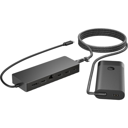 HP Universelles USB-C-Hub- und Laptop-Ladegerät, Kombo