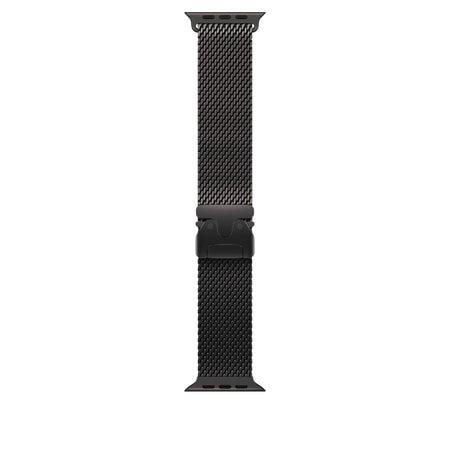 49 mm Milanaise Armband Titan Schwarz – S