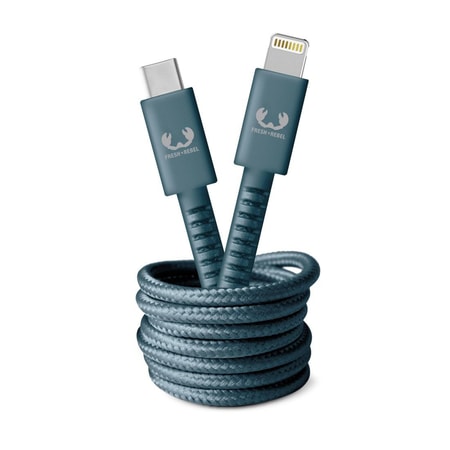 USB-C - Lightning-Kabel "Fabriq", 2,0 m, Dive Blue