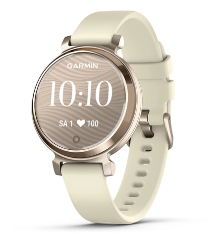 Lily® 2 Kokosnuss/Cremegold mit Schnellwechsel-Silikon-Armban Smartwatch
