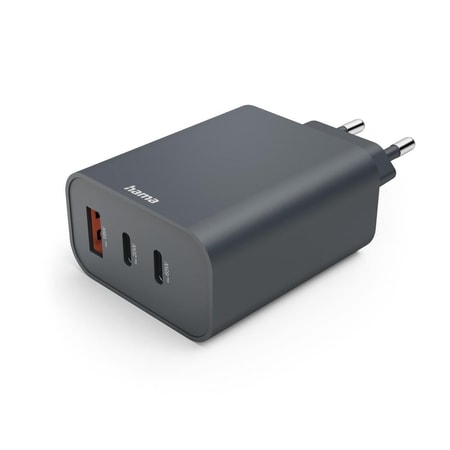Schnellladegerät, 2x USB-C, USB-A, PD, 65W, Anthrazit (00211098)