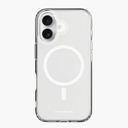 Transparent Case - Schutzhülle, MagSafe kompatibel iPhone 16 Plus, Black Handyhülle