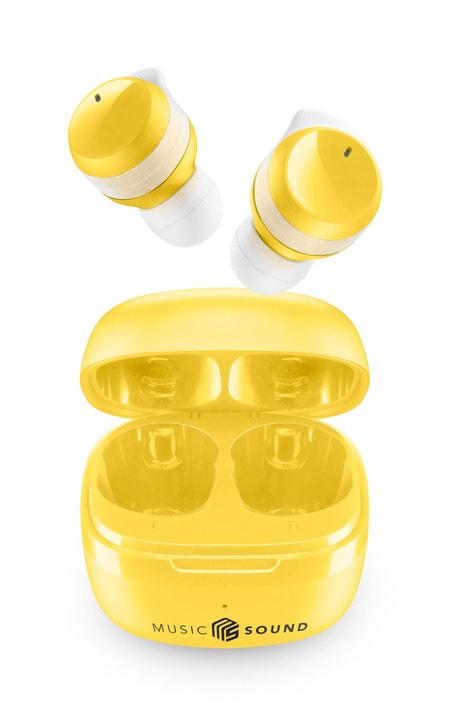 Music & Sound Bluetooth Earphones FLOW Yellow (60604)