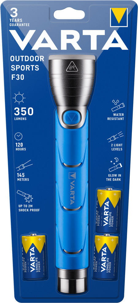 Outdoor Sports F30 3c blau Taschenlampe