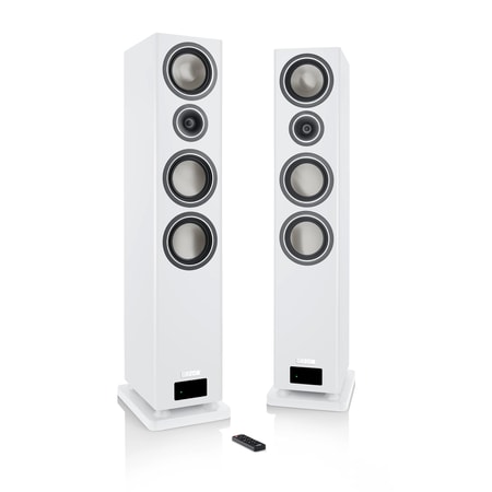 Smart Townus 8 weiß seidenmatt Set Standlautsprecher