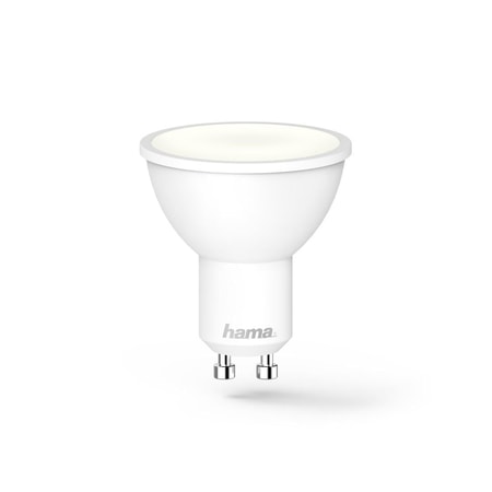 WLAN-LED-Lampe, GU10, 5,5W, dimmbar, Refl., für Sprach-/App-Steuerung, Weiß (00176585)