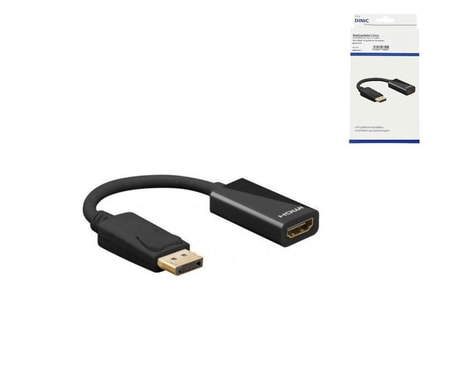 Adapter DisplayPort-Stecker auf HDMI-Buchse, 4K2K@60Hz, 3D, 0,1 m