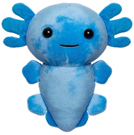 Axolotl Plüsch Blau Kuscheltier