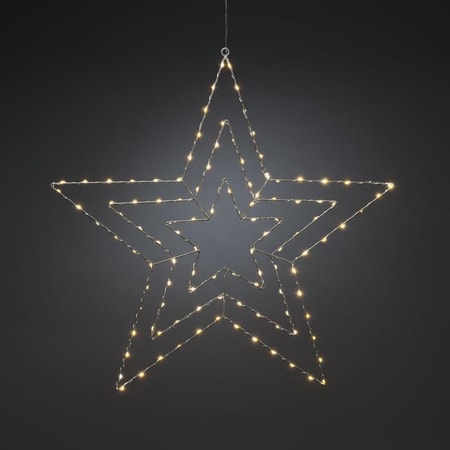 LED Silhouette Silberstern