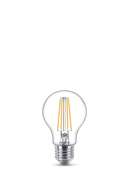 Leuchtmittel "LED classic", E27 A60 7W, Warmweiß, Klarglas, 2er-Packung (00218933)