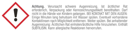 GS CL 4001 P E Geschirrspülmittel